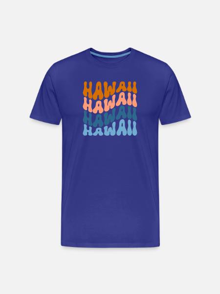 Hawaï - T-shirt bio Premium Homme - bleu roi
