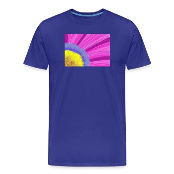 Fleur - T-shirt bio Premium Homme - bleu roi - Devant - Damien (186cm)