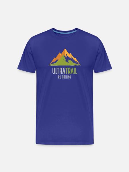 Ultra Trail Running - Men's Premium Organic T-Shirt - royal blue