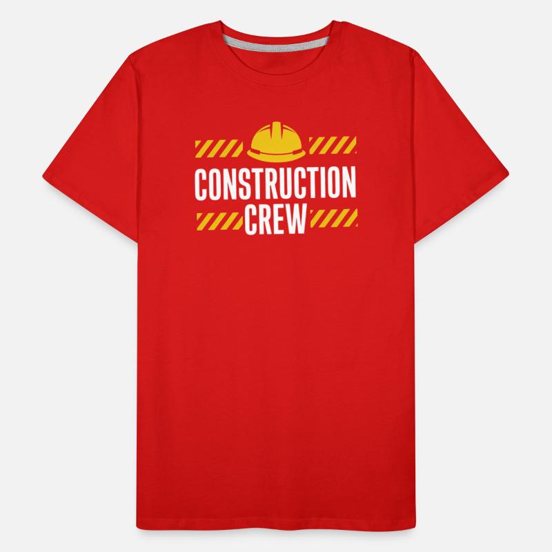 Conception de la sécurité de l’équipe de construction T-shirt bio Premium Homme