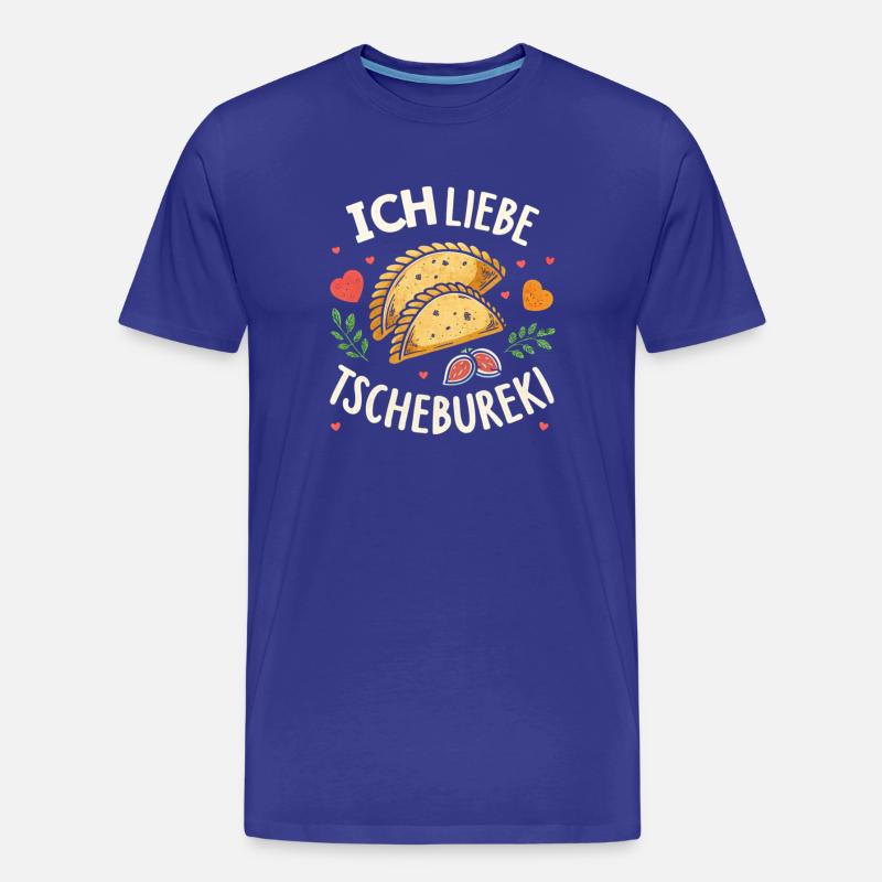 Ich liebe Tschebureki - Männer Premium Bio T-Shirt - Königsblau