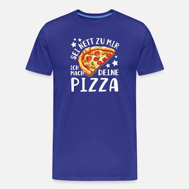 PIzza Bäcker Pizzaiolo - Männer Premium Bio T-Shirt - Königsblau