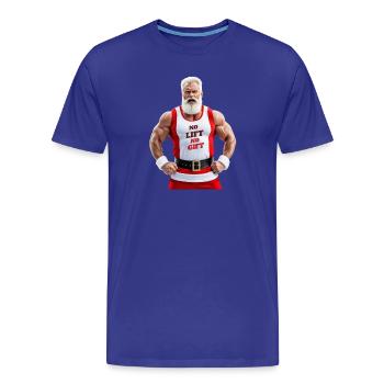 Der Weihnachtsmann - Männer Premium Bio T-Shirt - Königsblau - Vorne - Damien (186cm)