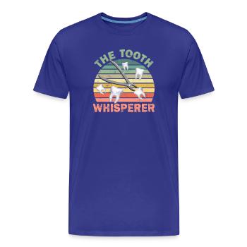 Dentiste Dentiste - T-shirt bio Premium Homme - bleu roi - Devant - Damien (186cm)