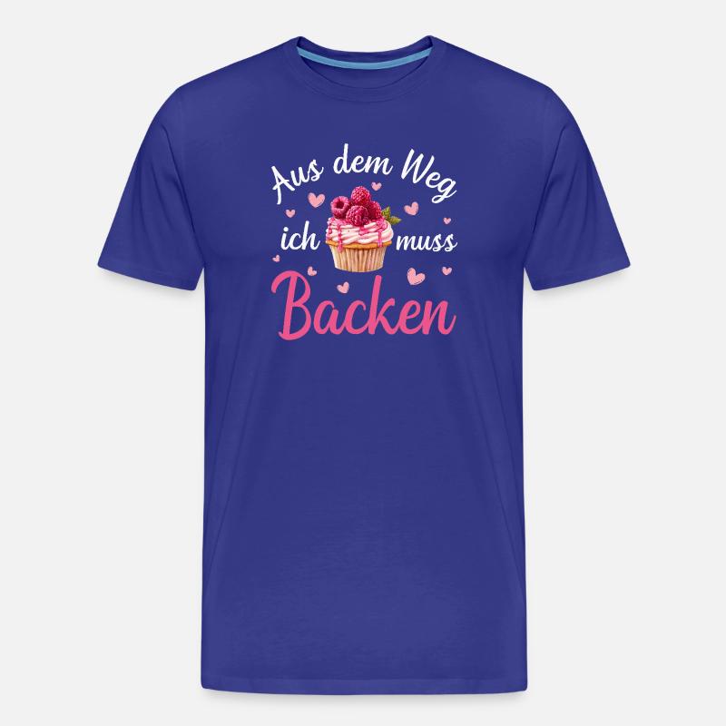 Backen Bäcker Bäckerin - Männer Premium Bio T-Shirt - Königsblau