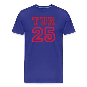 TURQUIE Türkei - T-shirt bio Premium Homme - bleu roi - Devant - Damien (186cm)