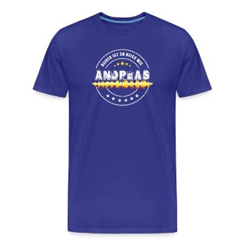 Personne n’est aussi sexy qu’Andreas - T-shirt bio Premium Homme - bleu roi - Devant - Damien (186cm)