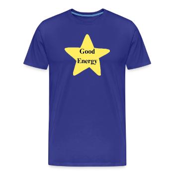 Good Energy - Männer Premium Bio T-Shirt - Königsblau - Vorne - Damien (186cm)