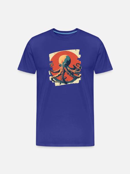Octopus Octopus - Men's Premium Organic T-Shirt - royal blue