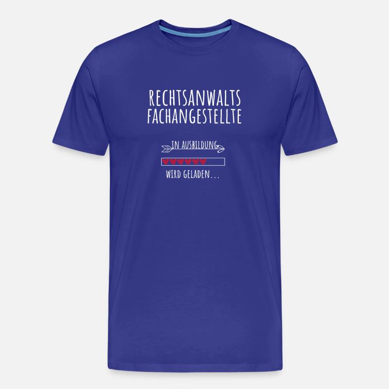 Rechtsanwaltsfachangestellte Ausbildung Beruf - Männer Premium Bio T-Shirt - Königsblau