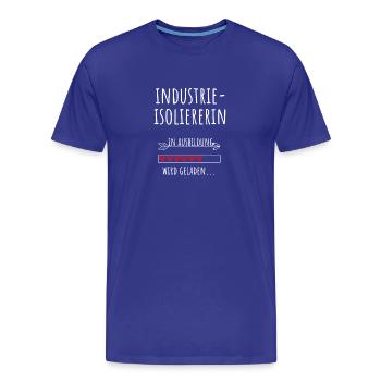 Industrie Isoliererin Ausbildung Beruf Geschenk - Männer Premium Bio T-Shirt - Königsblau - Vorne - Damien (186cm)
