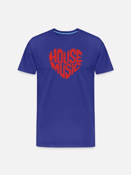 HOUSE - Männer Premium Bio T-Shirt - Königsblau
