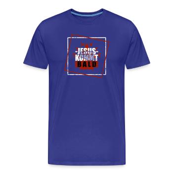 Jesus is coming soon - Men's Premium Organic T-Shirt - royal blue - Front - Damien (186cm)
