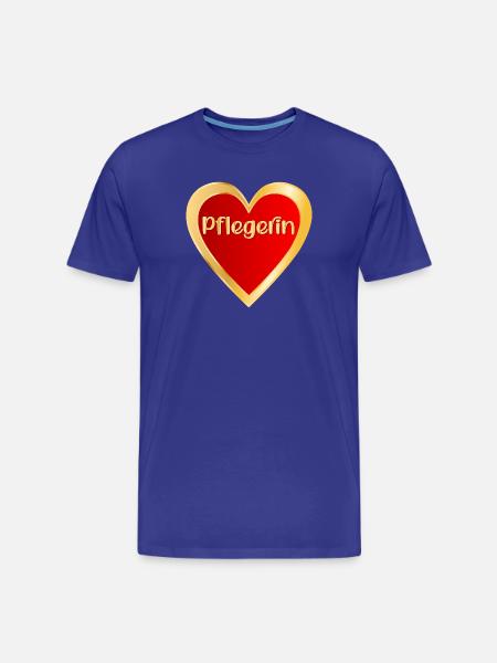 DANKESCHÖN PFLEGE - BERUF PFLEGERIN - Männer Premium Bio T-Shirt - Königsblau