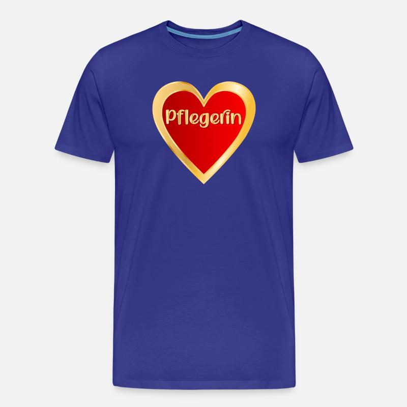DANKESCHÖN PFLEGE - BERUF PFLEGERIN - Männer Premium Bio T-Shirt - Königsblau