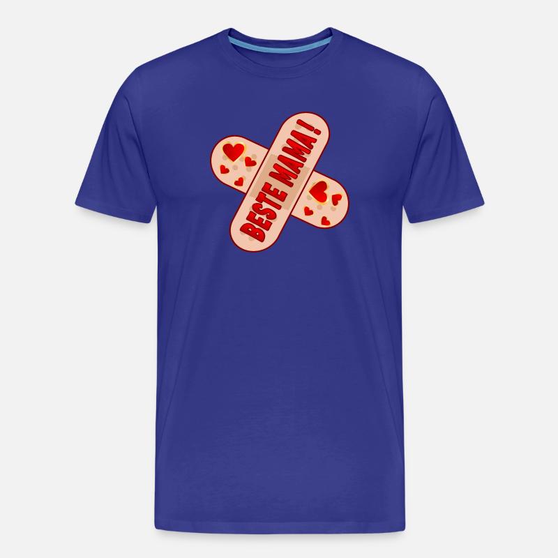 BESTE MAMA PFLEGE GENESUNG - Männer Premium Bio T-Shirt - Königsblau