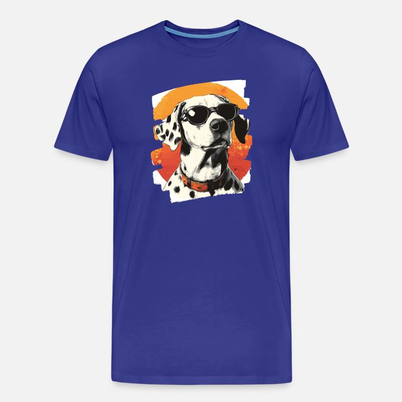 Dalmatiner - Männer Premium Bio T-Shirt - Königsblau