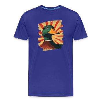 ferme de canards - T-shirt bio Premium Homme - bleu roi - Devant - Damien (186cm)