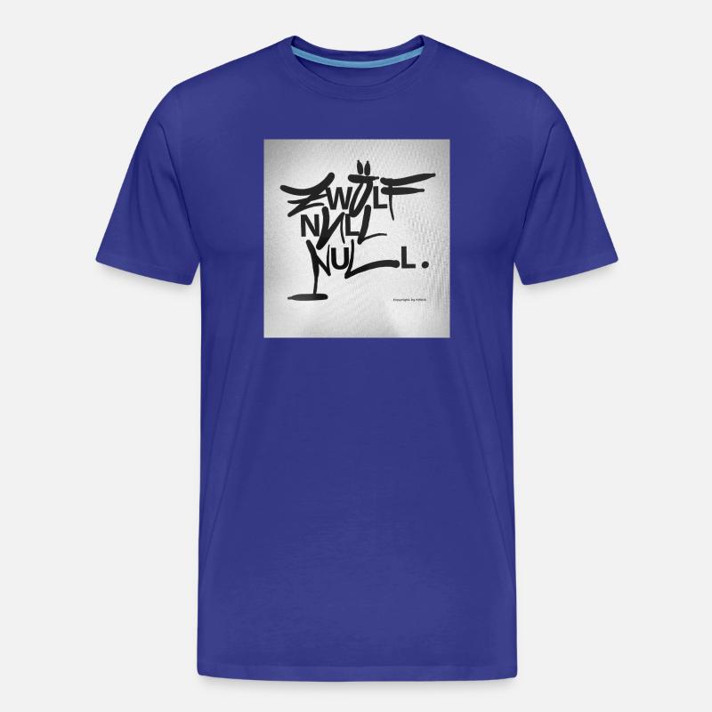 ZWÖLF_Null_Null - Men's Premium Organic T-Shirt - royal blue