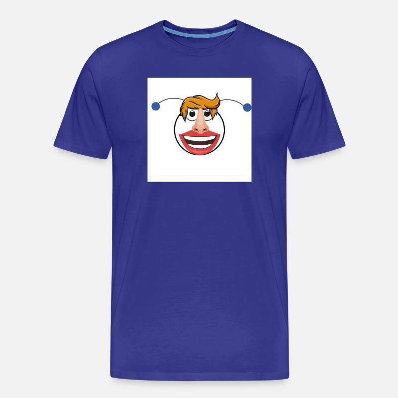 Der lustige Kerl - Männer Premium Bio T-Shirt - Königsblau