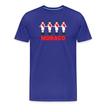 Monaco - T-shirt bio Premium Homme - bleu roi - Devant - Damien (186cm)
