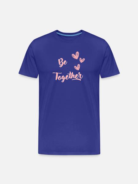 BE TOGETHER bis - T-shirt bio Premium Homme - bleu roi