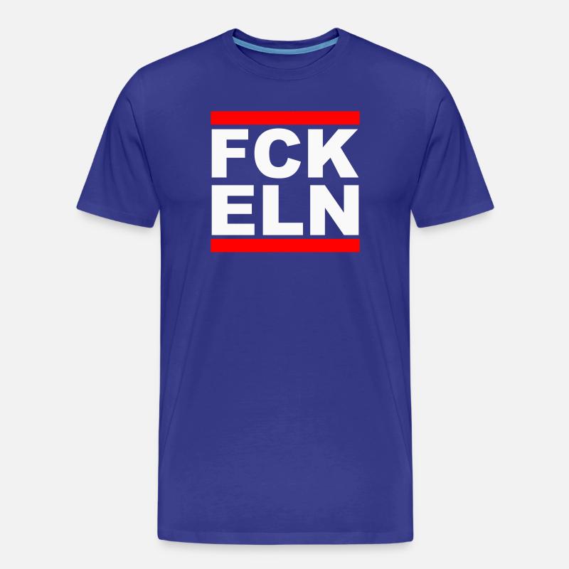 FCK ELN - Männer Premium Bio T-Shirt - Königsblau