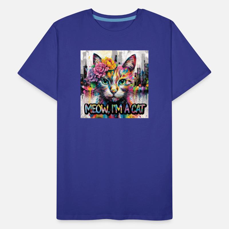 Chat astucieux Version 2 T-shirt bio Premium Homme