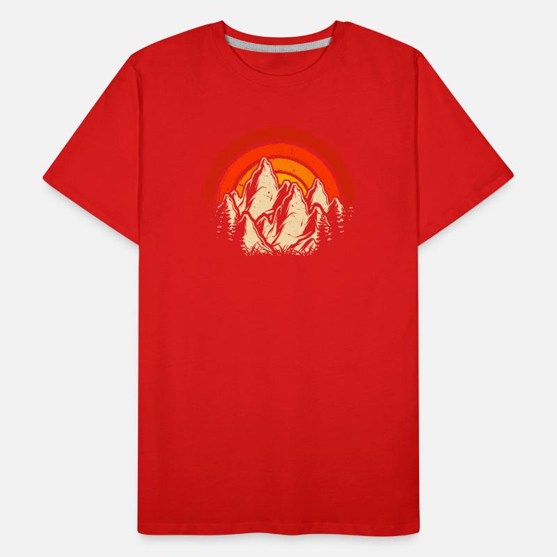 Mountains Men's Premium Organic T-Shirt