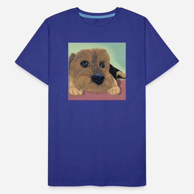 Hundeaugen oder Liebesreflex Männer Premium Bio T-Shirt