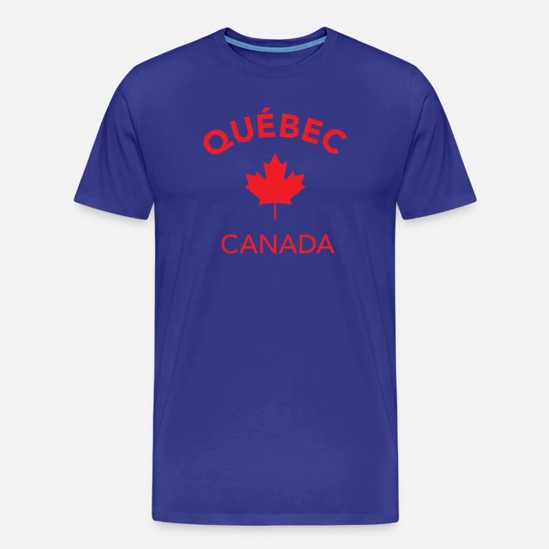 QUEBEC CANADA - Männer Premium Bio T-Shirt - Königsblau