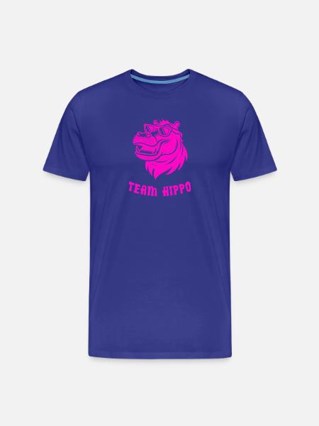 L’équipe Hippo - T-shirt bio Premium Homme - bleu roi