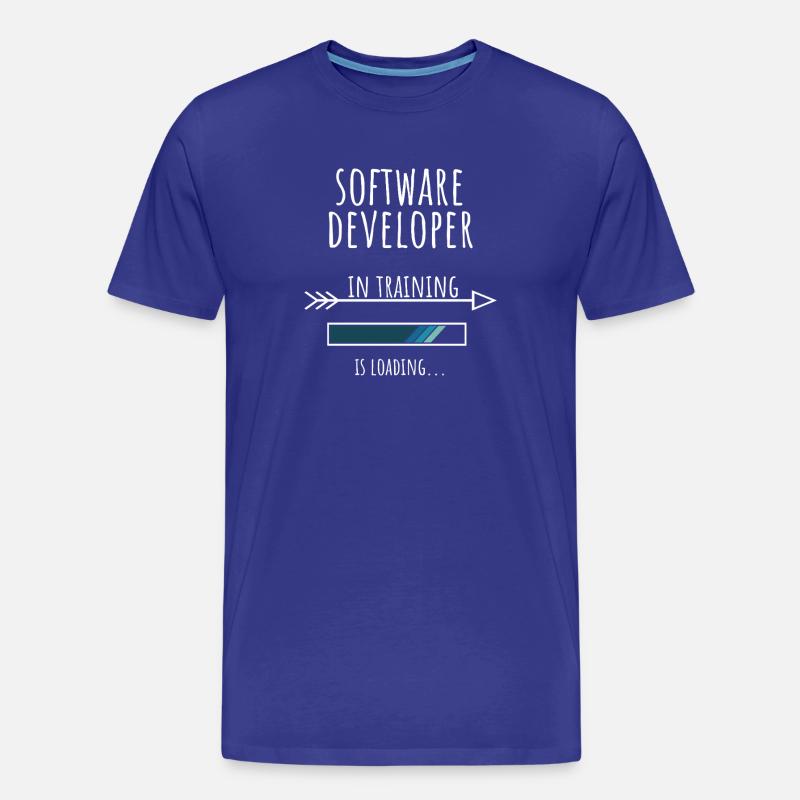 Software Developer in Training Gift - Men's Premium Organic T-Shirt - royal blue