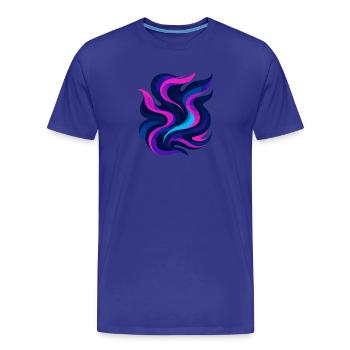 dream in motion - Men's Premium Organic T-Shirt - royal blue - Front - Damien (186cm)