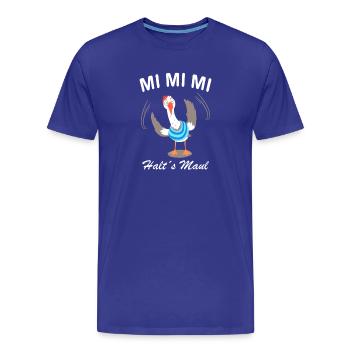 MI Mi Mi Tais-toi - T-shirt bio Premium Homme - bleu roi - Devant - Damien (186cm)