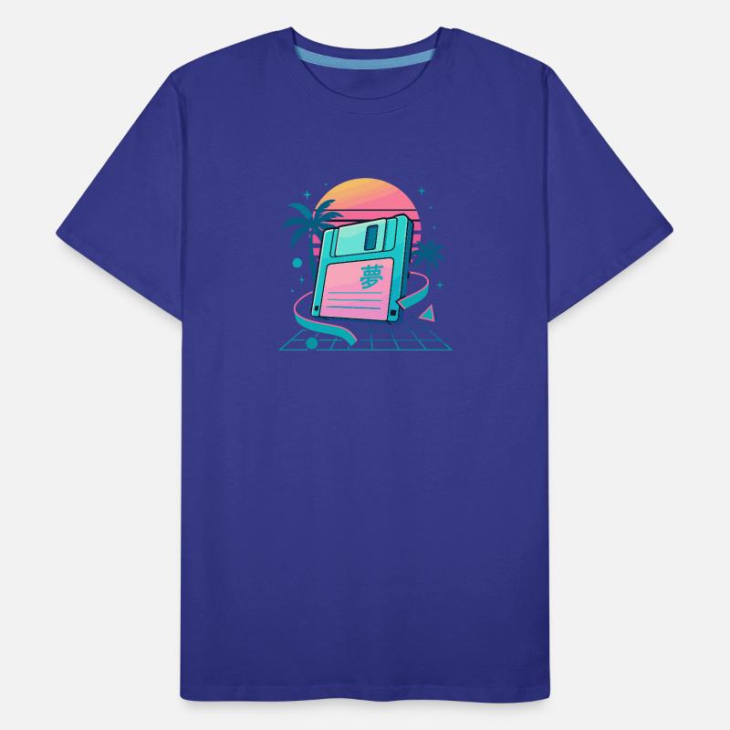 Retro Floppy Dream Men's Premium Organic T-Shirt