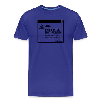 Agent du Basilic - T-shirt bio Premium Homme - bleu roi - Devant - Damien (186cm)