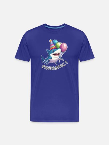 Jaw-some Celebration - Men's Premium Organic T-Shirt - royal blue