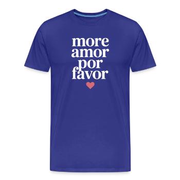 Plus d’articles pour Favor Love Spanish Valentine Day - T-shirt bio Premium Homme - bleu roi - Devant - Damien (186cm)