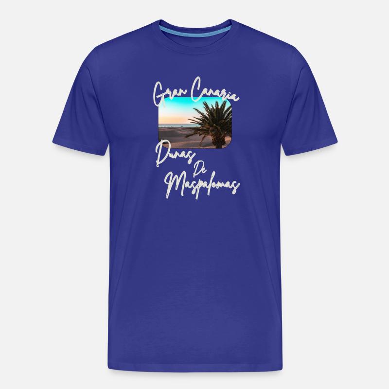 Dunas de Maspalomas – Gran Canaria’s - Männer Premium Bio T-Shirt - Königsblau