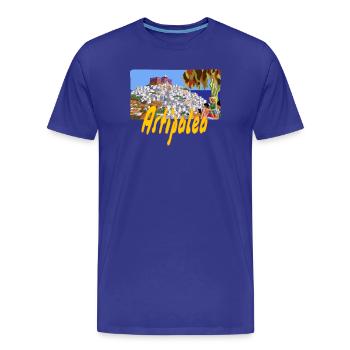 Astipalea - Männer Premium Bio T-Shirt - Königsblau - Vorne - Damien (186cm)