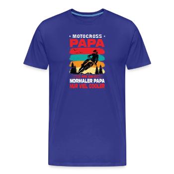 Motocrossfahrer Geschenke Motocross Biker Sprüche - Männer Premium Bio T-Shirt - Königsblau - Vorne - Damien (186cm)