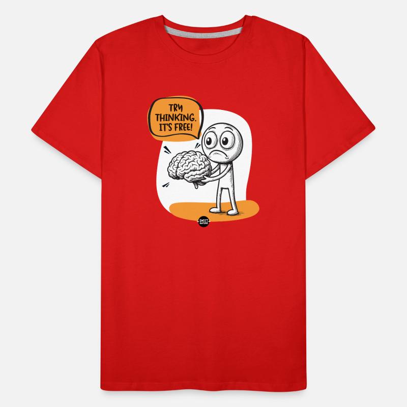 Brain. Some Assembly Required. Men's Premium Organic T-Shirt