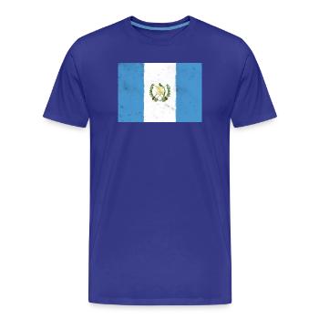 Flagge von Guatemala – Freiheit und Geschichte - Männer Premium Bio T-Shirt - Königsblau - Vorne - Damien (186cm)