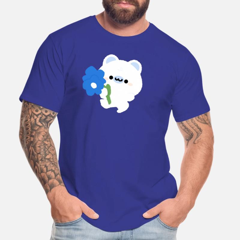 Romantischer Eisbär Männer Premium Bio T-Shirt