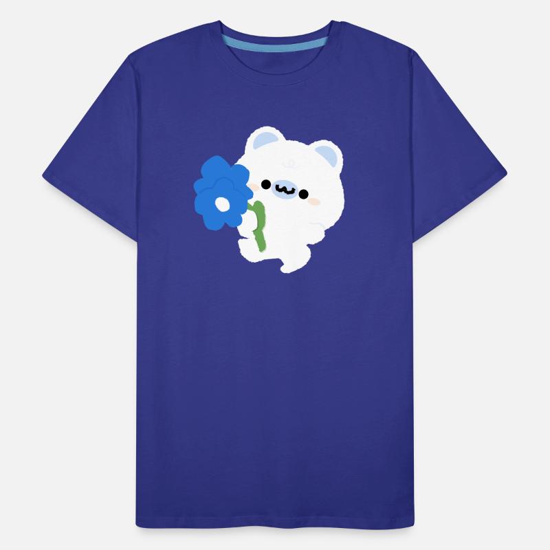 Romantic Polar Bear Men's Premium Organic T-Shirt
