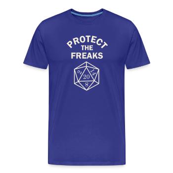 Schütze die Freaks - Männer Premium Bio T-Shirt - Königsblau - Vorne - Damien (186cm)