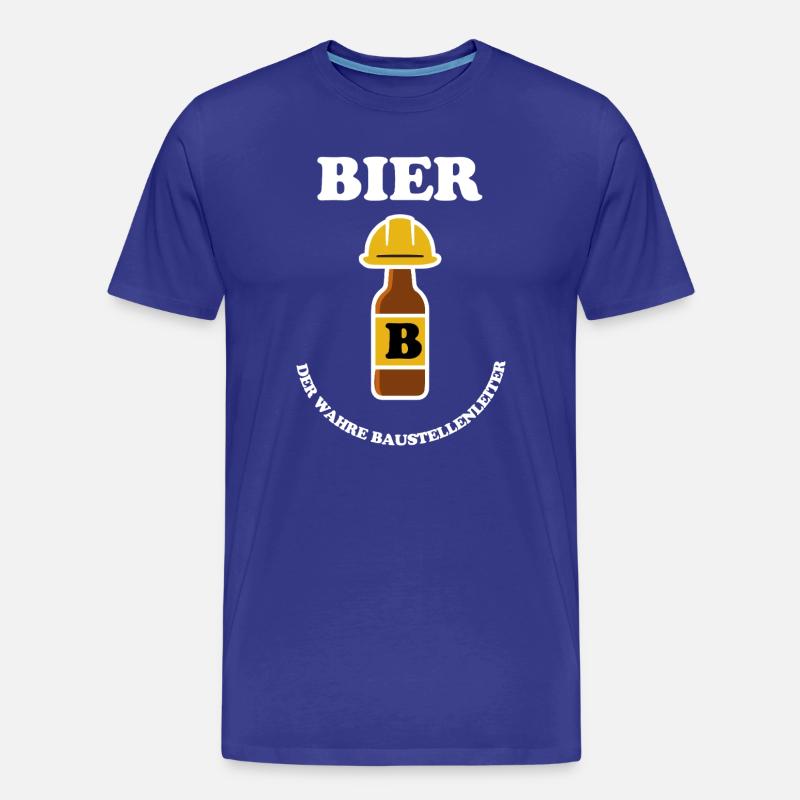 BIER - Männer Premium Bio T-Shirt - Königsblau