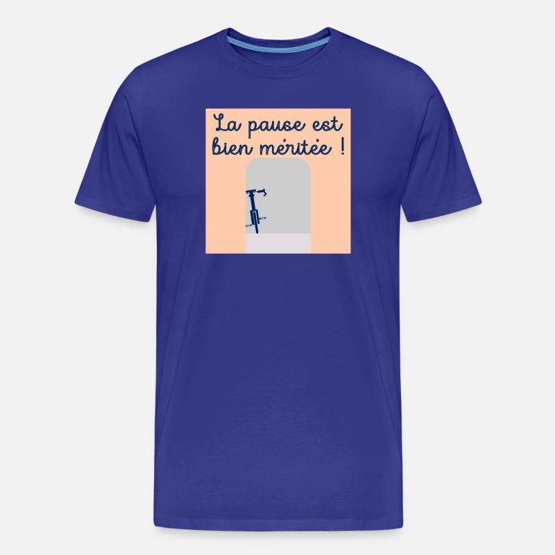 Rad-Rad-Pause - Männer Premium Bio T-Shirt - Königsblau
