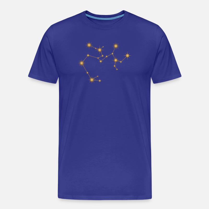 Sternbild Schütze Sternzeichen Sternzeichen - Männer Premium Bio T-Shirt - Königsblau